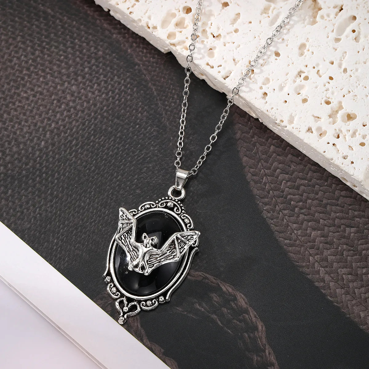 🦇🖤 Gothic Bat Jewellery Set ❤️ 🦇