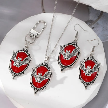 🦇🖤 Gothic Bat Jewellery Set ❤️ 🦇