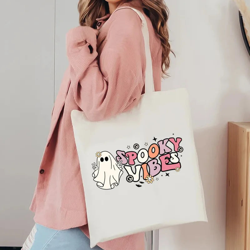 🕸️🎃 Halloween Vibes Tote Bags 🎃🕸️