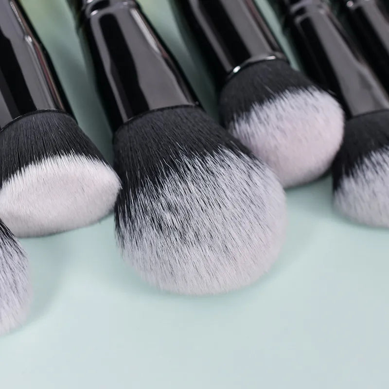 🖤 15-Piece Black Full Face Makeup Brush Sets 🖤