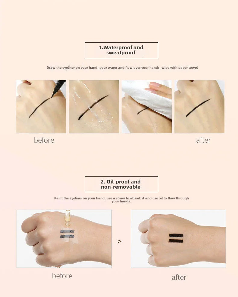🖤🤎 2pc Liquid Eyeliner Pens Set - Black & Brown 🤎🖤