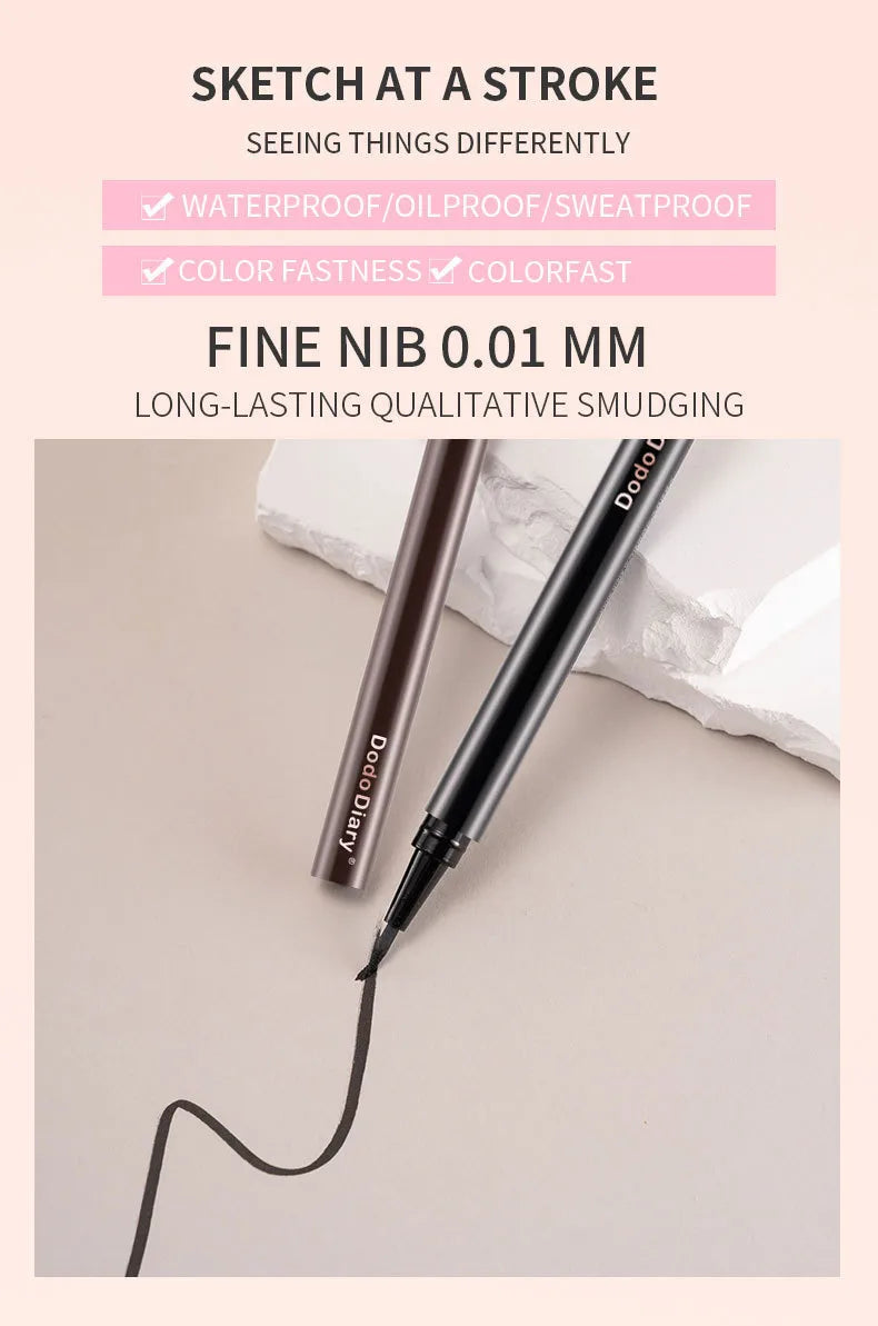 🖤🤎 2pc Liquid Eyeliner Pens Set - Black & Brown 🤎🖤