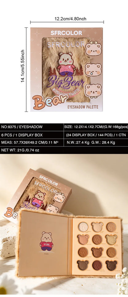 🐻 Bear Plushie Eyeshadow Palette  🐻