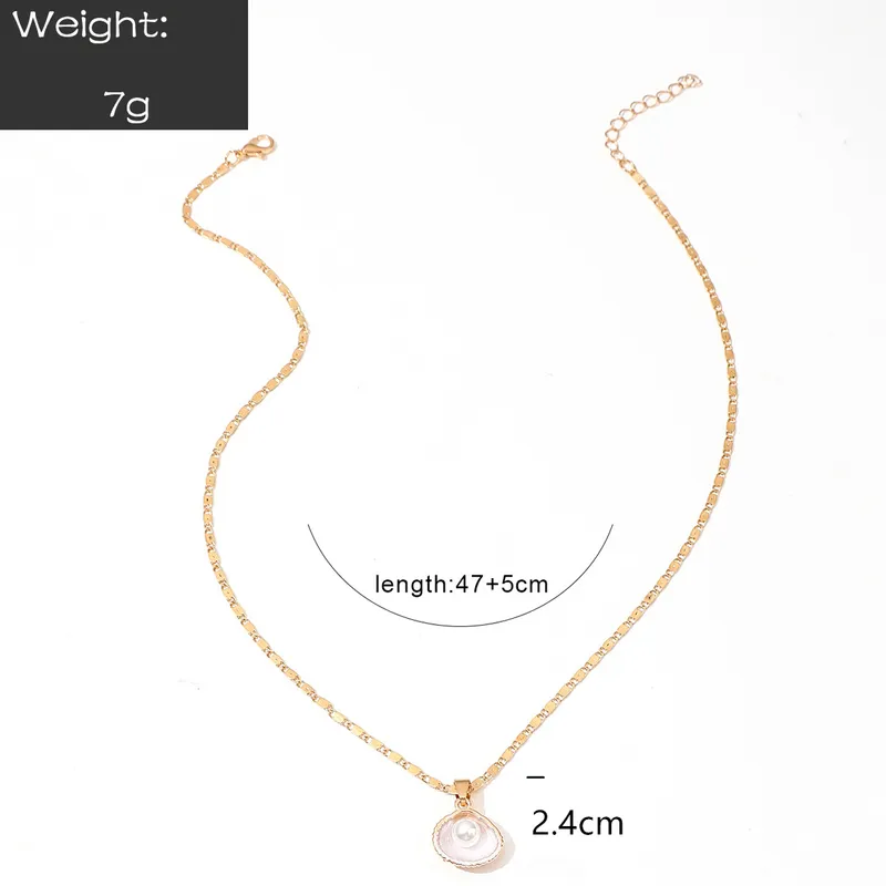 Beautiful Shell Pearl Necklace