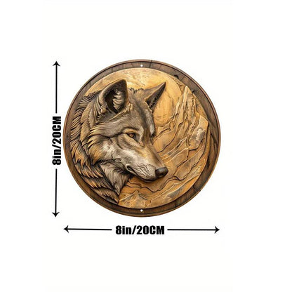 🐺 Wolf Carving Wooden Sign 🐺