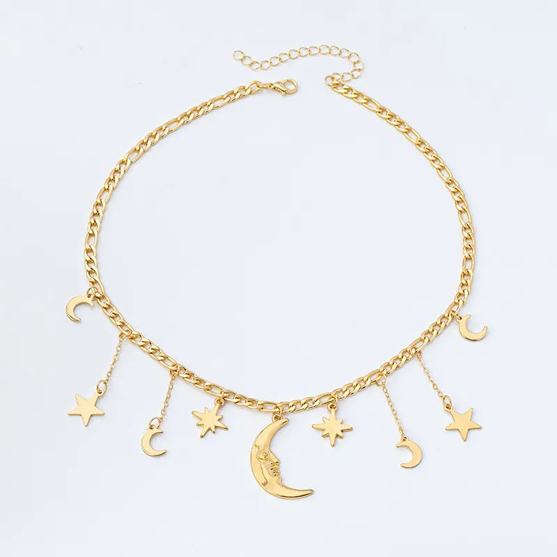 🌙 Gold Star & Moon Necklace 🌙