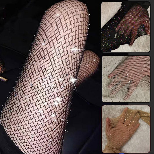 ✨ Rhinestone Fishnet Tights! ✨