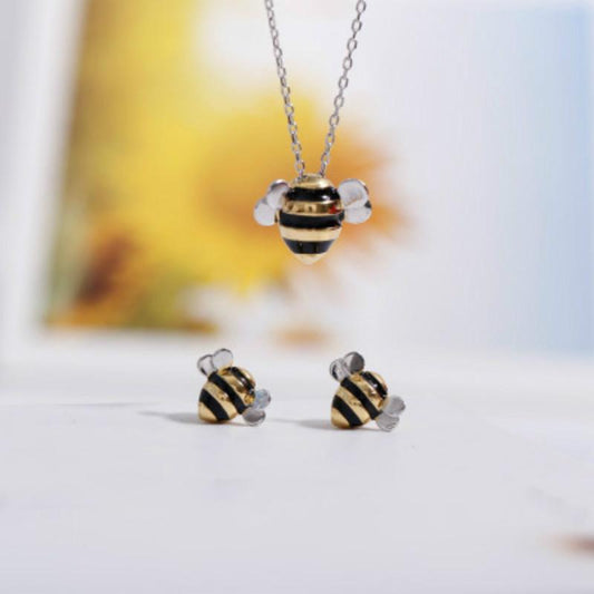 Cute Bee Jewellery Set