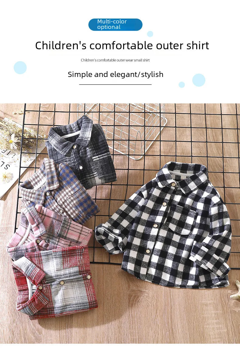 👦 Boy's Plaid Shirts 👦