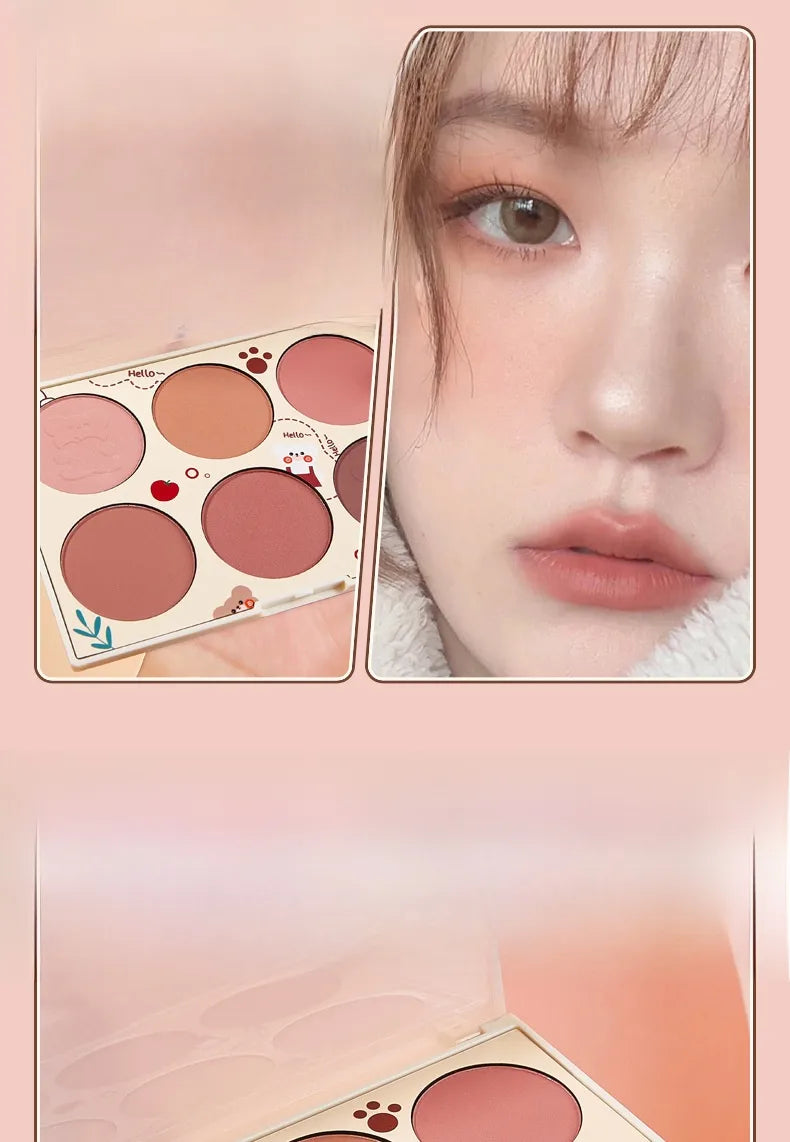 6pc Bear Blusher Set