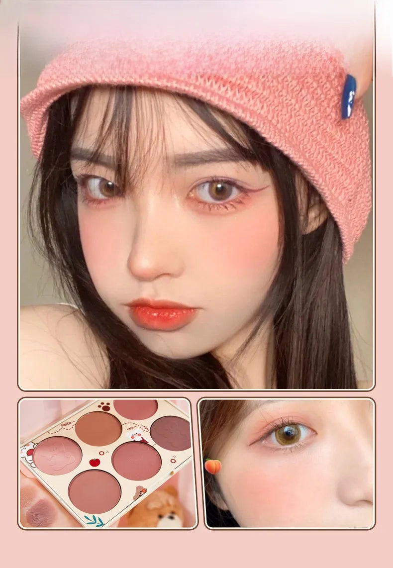 6pc Bear Blusher Set