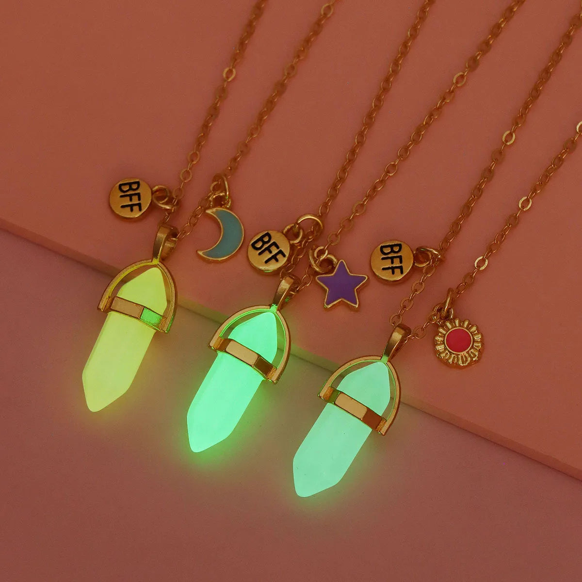 💎✨ 3pc Crystal Best Friend Necklace Set ✨💎