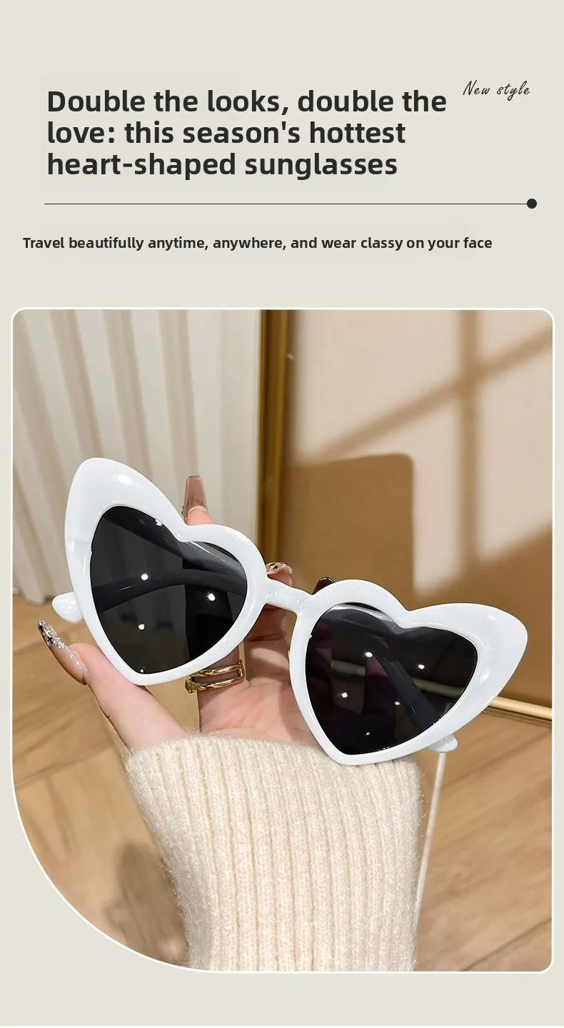 ❤️🕶️ Outdoor Heart Shape UV Protection Sunglasses 🕶️❤️