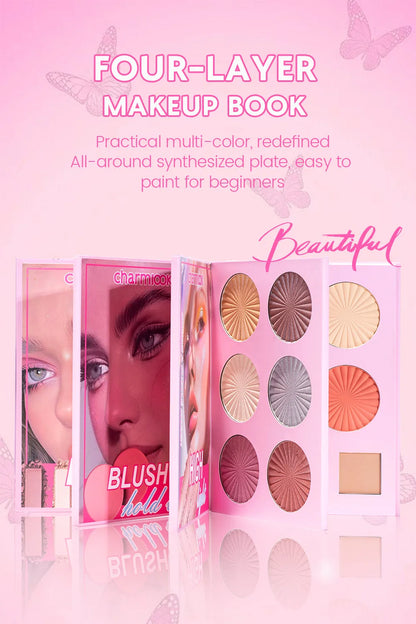 🌈 24-Colour Multi-Functional Makeup Palette All-In-One 4-Layer Makeup Book 🌈