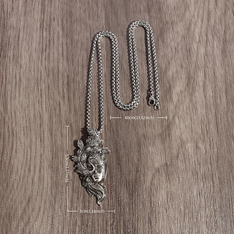 Masquerade Mask Necklace