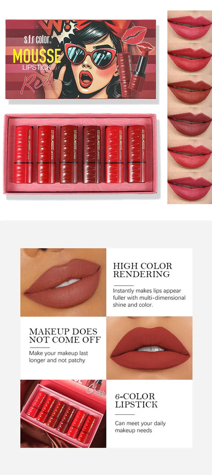 💄 6pc S.F.R Lipstick Set 💄