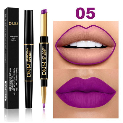 💄 2:1 Lip Liner & Matte Velvet Lipstick Pencil 💄
