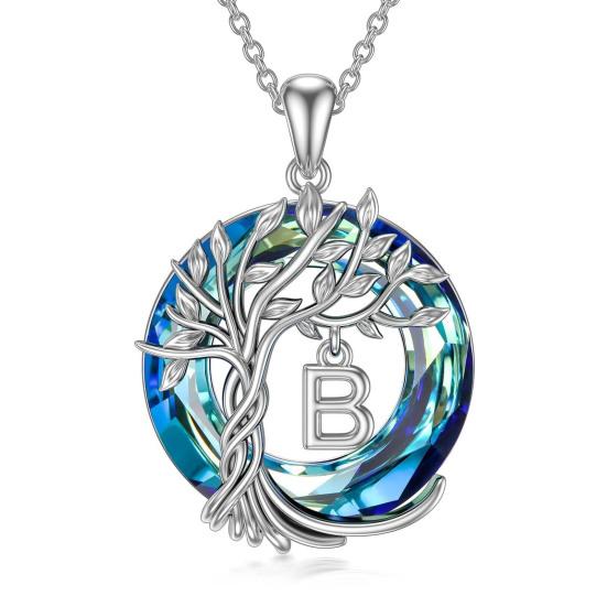 Initial Tree Of Life Necklace