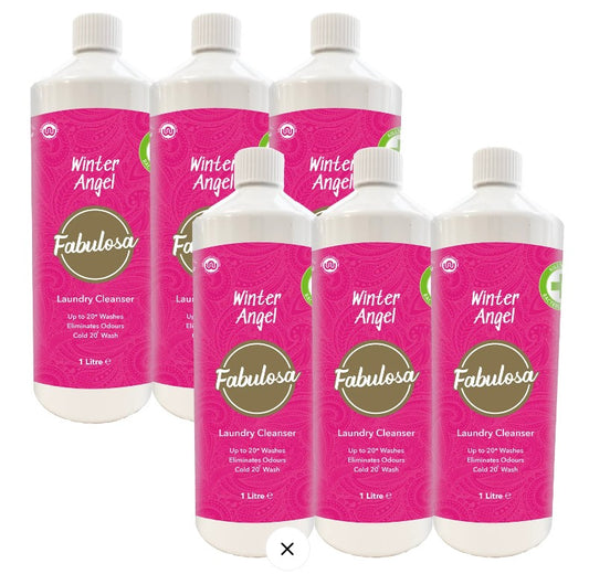 Fragranced Laundry Cleanser Scented Winter Angel Bundle Pack of 6 1000ml