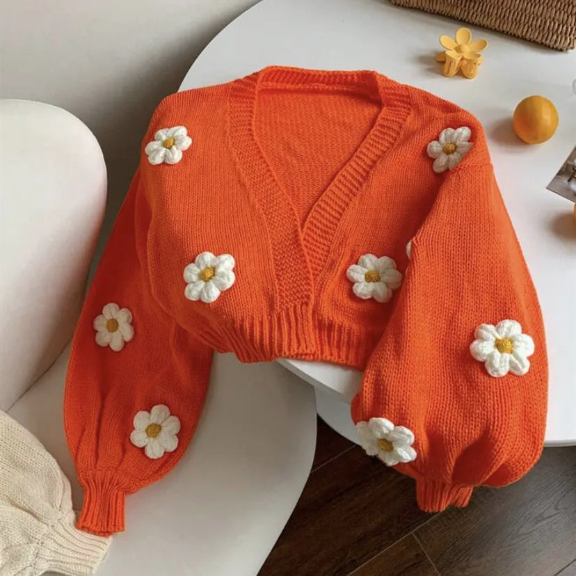 🌼 3D Flower Cardigans 🌼
