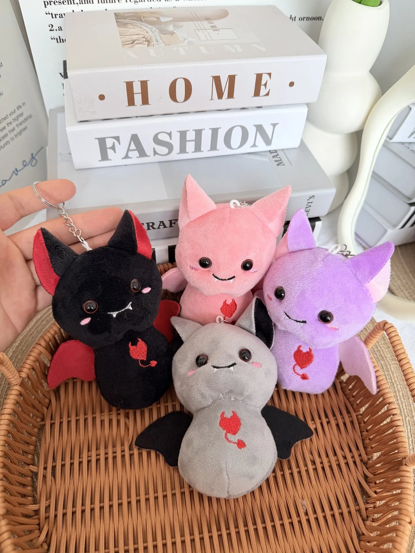 🦇 Mini Cute Bat Keychains 🦇