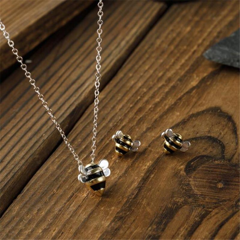 Cute Bee Jewellery Set
