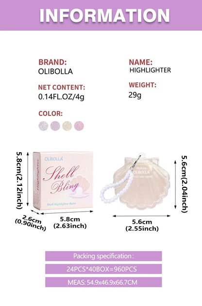 DIY Decorate Your Own Shell Highlighters