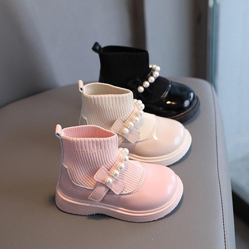 👧 Girls Pearl Detailed Boots 👢
