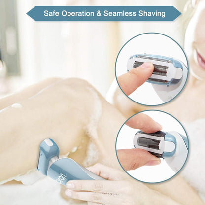 💙⚡ Brori Electric Shaver for Women – Duck Egg Blue ⚡💙