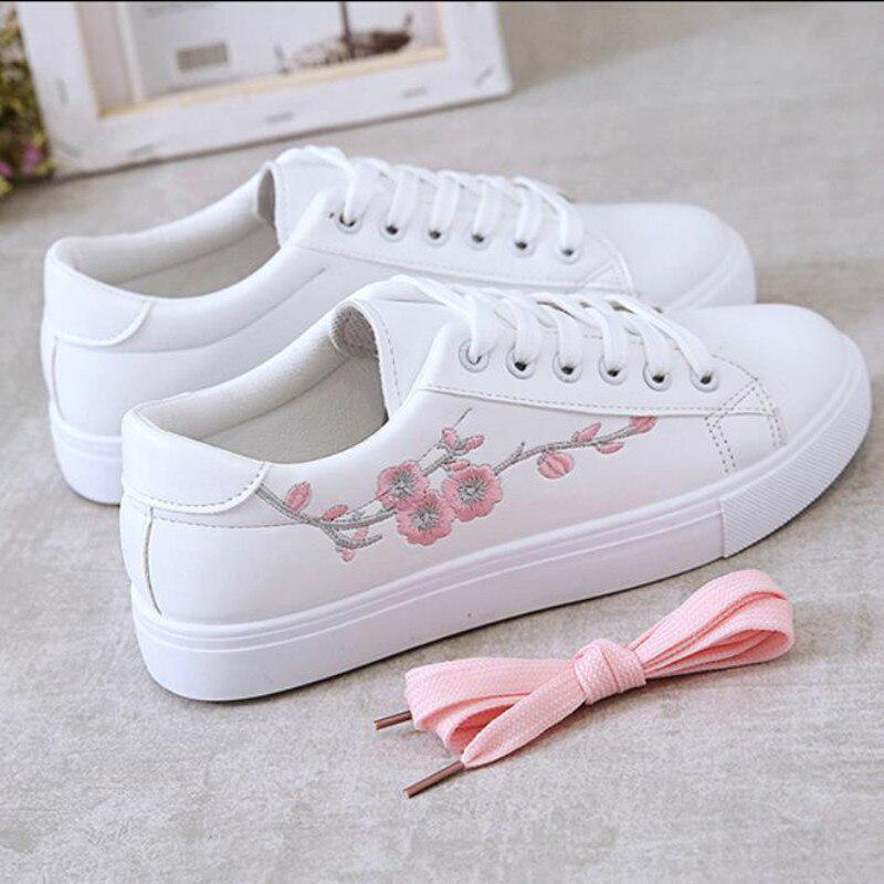 👟🌸 Blue & Pink Floral Trainers 🌸👟