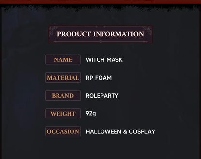 🧹 Witch Masks 🧹
