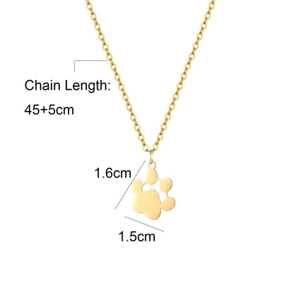 🐾✨ Cute Dog Paw Print Jewellery Set! ✨🐾