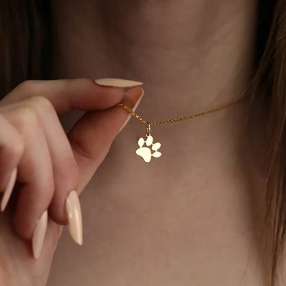 🐾✨ Cute Dog Paw Print Jewellery Set! ✨🐾
