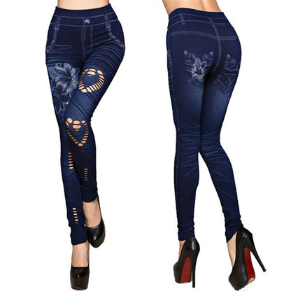 🌸💖 Women’s Printed High Waist Slim Leggings 💖🌸
