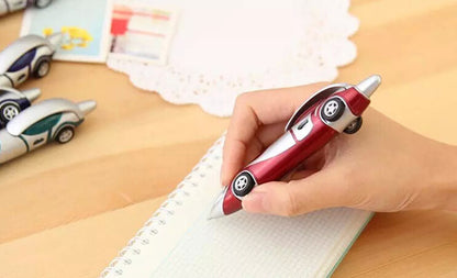 🚗🖊️ 6pc Blue Ink Car Pen Set 🖊️🚗