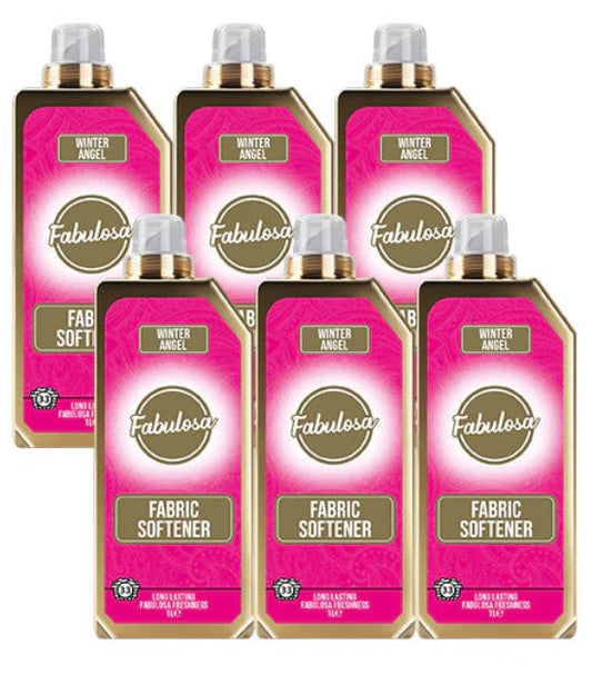 Fragranced Fabric Softener Winter Angel Bundle Pack of 6 1000ml