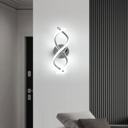 Wall Lamp LED 24W Modern Spiral Design Indoor Lighting Fixture