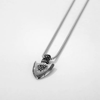 ⚔️🧭 Viking Arrowhead Odin Compass Pendant 🧭⚔️