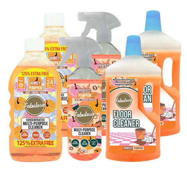 Limited Edition Pumpkin Collection Household Cleaning Bundle