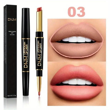 💄 2:1 Lip Liner & Matte Velvet Lipstick Pencil 💄