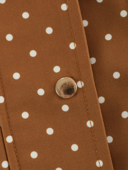 Brown Polka Dot Jacket