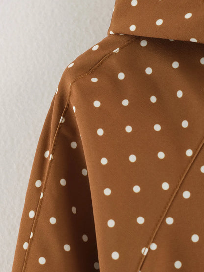 Brown Polka Dot Jacket