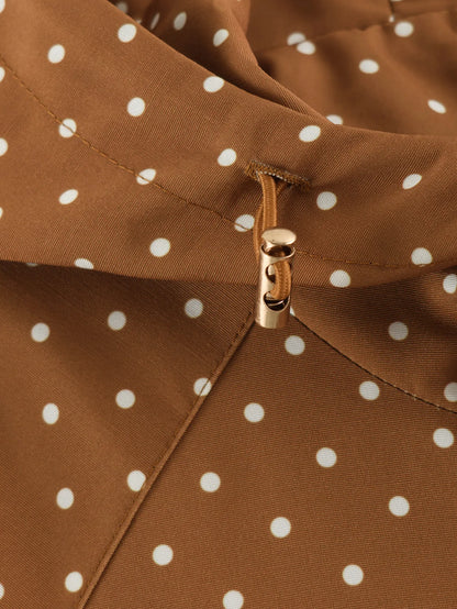 Brown Polka Dot Jacket