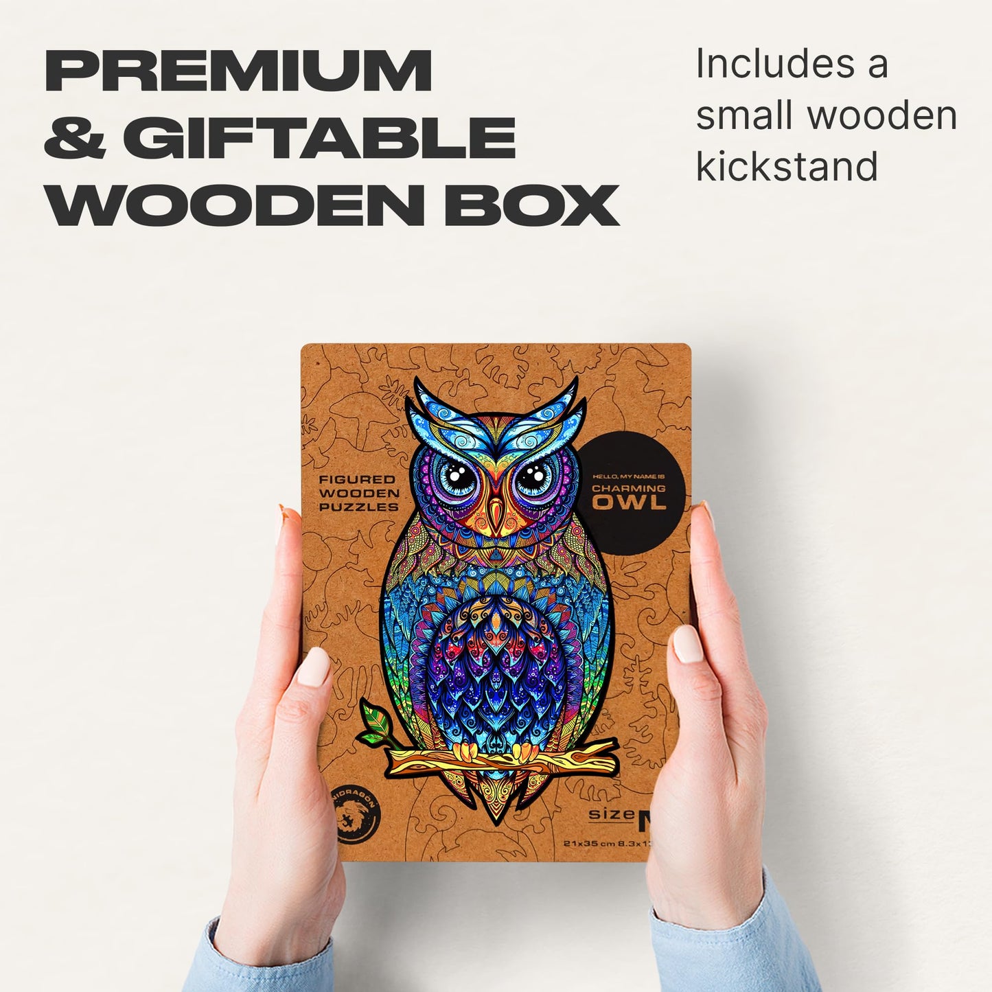 186pc Charming Owl Wooden Jigsaw