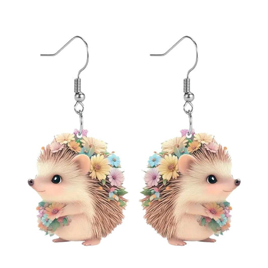 🦔 Cute Lil' Hedgehog Earrings
