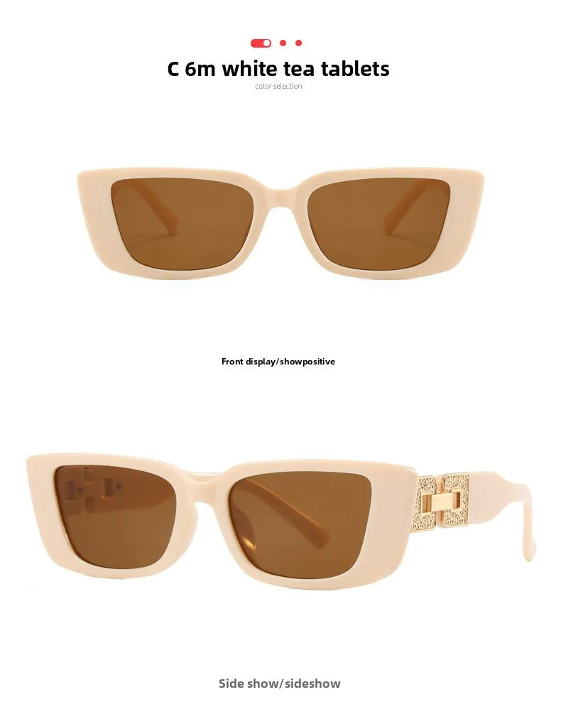 🕶️ Narrow Frame Cat Eye Sunglasses 🕶️
