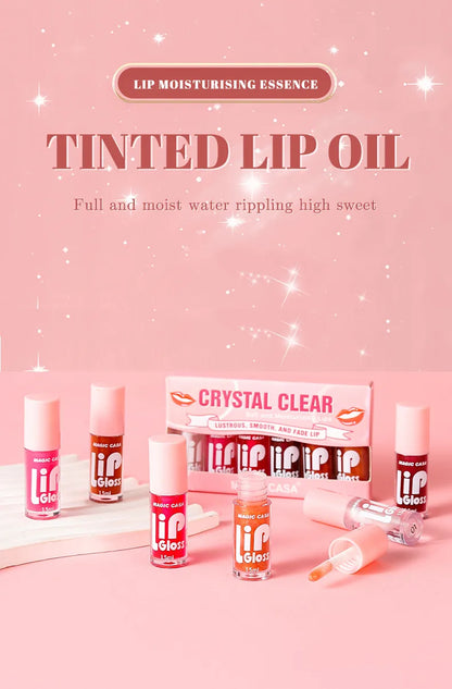 💄✨ Magic House Beauty Lip Care Set – 6 Piece Gloss Garden ✨💄