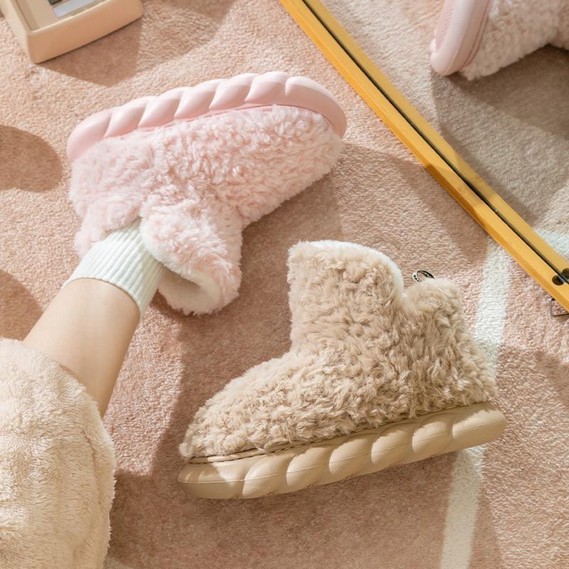 ✨ Ladies Fluffy Slipper Boots ✨