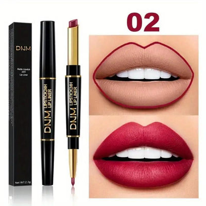 💄 2:1 Lip Liner & Matte Velvet Lipstick Pencil 💄