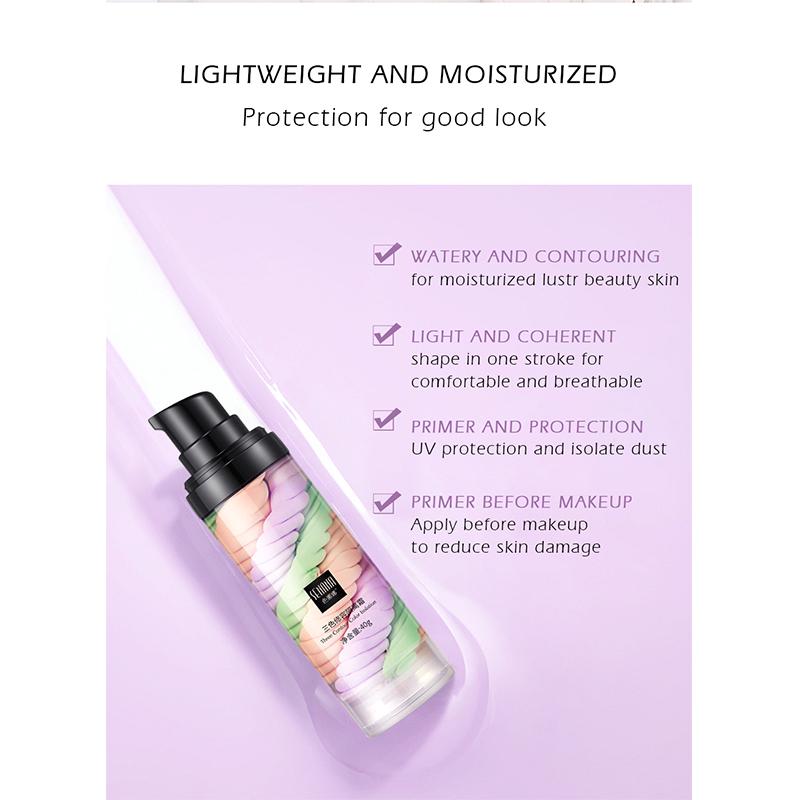 3 Colour Rainbow Isolation Cream